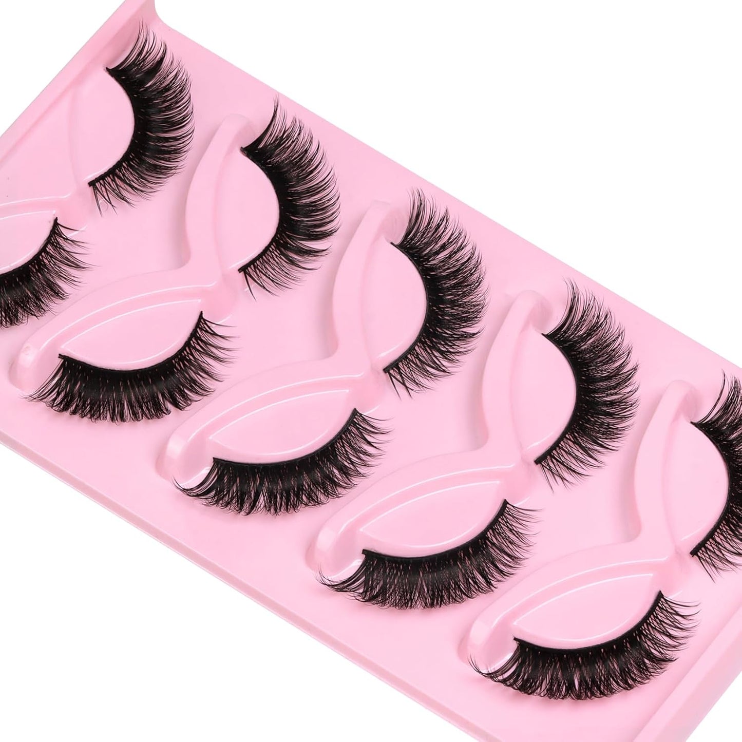 Cat Eye Lashes-🔥Natural Look Fox False Eyelashes Gorgeous Wispy & Lightweight
