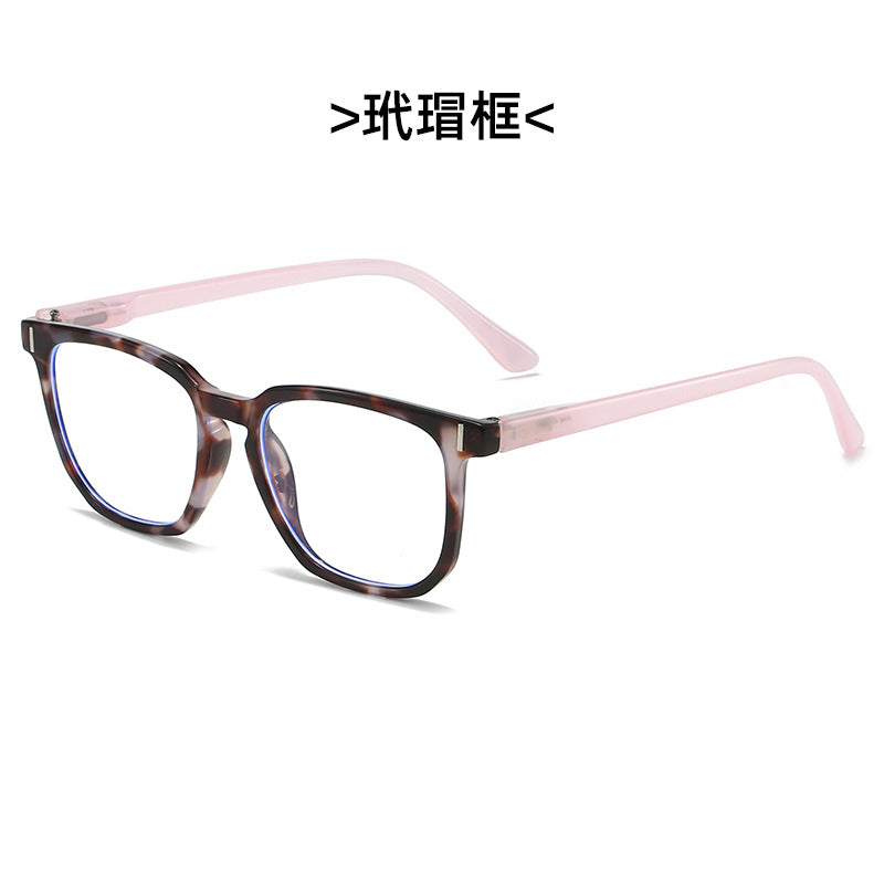 Anti-Blue Light Reading Glasses for Men & Women - Big Frame Spring Hinge Rivet Readers (+0 to +400)