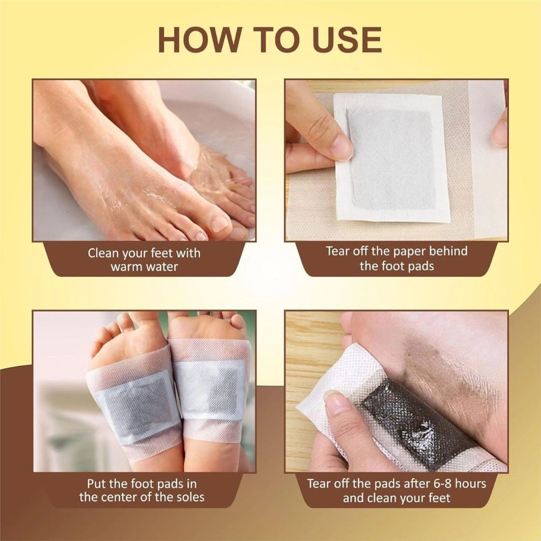 Bee Venom  Drainage Foot Patches Buy 1 Get 1 Free🌿👣