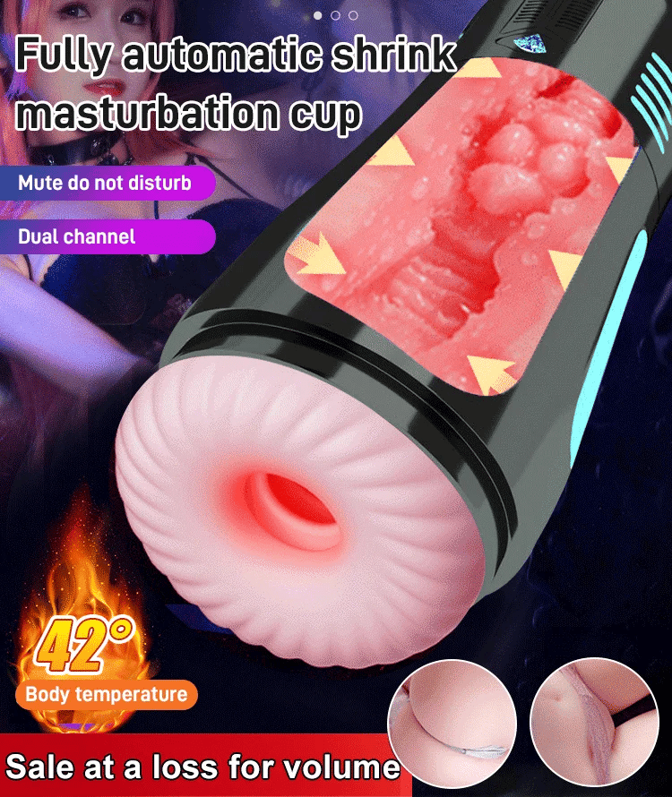 [Discreet Shipping]💥Champion Trainer: Fully Automatic Retractable Sucking & Heating Male Masturbator