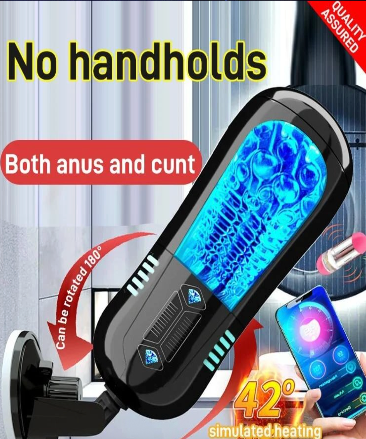 [Discreet Shipping]💥Champion Trainer: Fully Automatic Retractable Sucking & Heating Male Masturbator