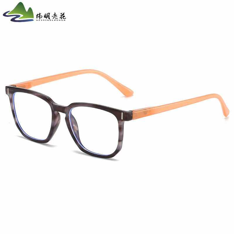 Anti-Blue Light Reading Glasses for Men & Women - Big Frame Spring Hinge Rivet Readers (+0 to +400)