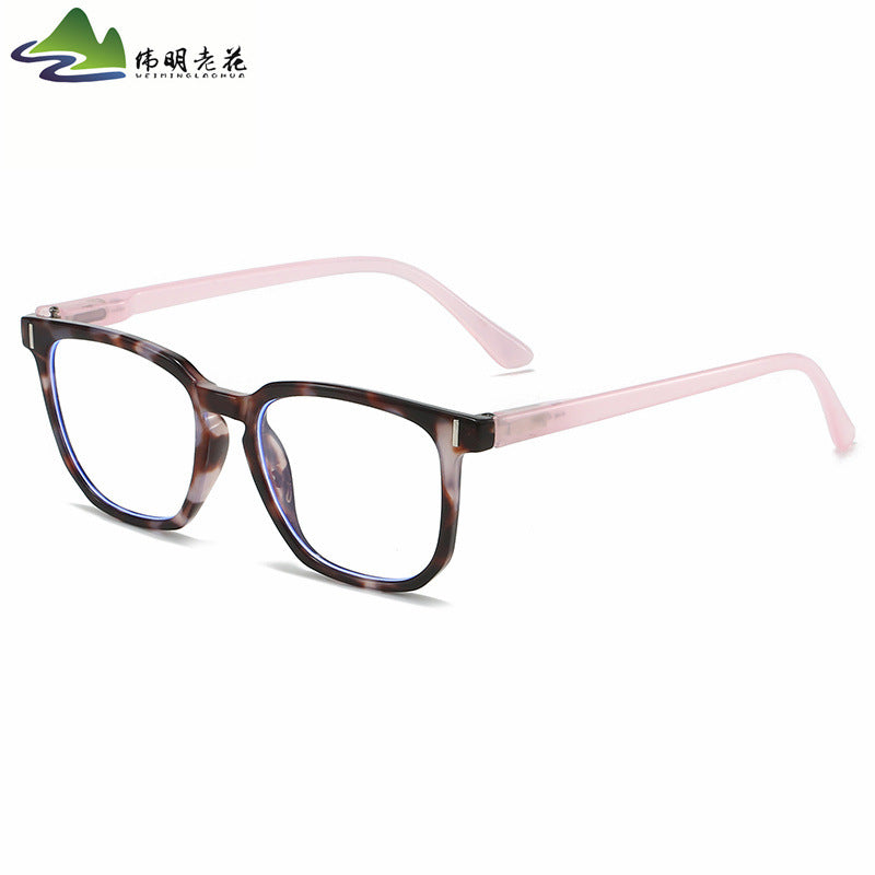 Anti-Blue Light Reading Glasses for Men & Women - Big Frame Spring Hinge Rivet Readers (+0 to +400)