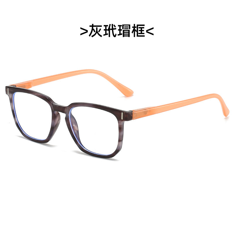 Anti-Blue Light Reading Glasses for Men & Women - Big Frame Spring Hinge Rivet Readers (+0 to +400)